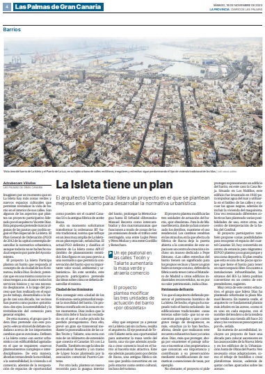La Isleta tiene un plan