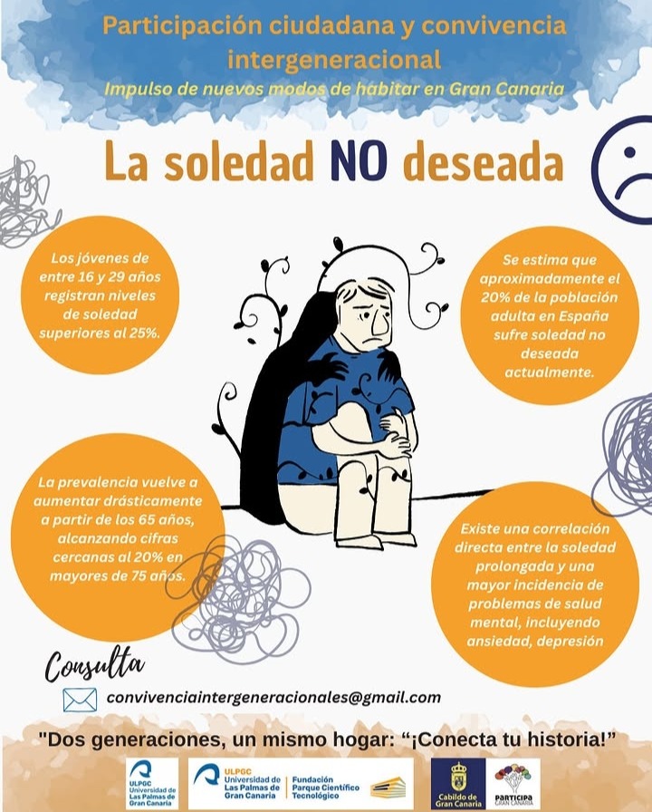 Soledad no deseada. Participación ciudadana y convivencia intergeneracional